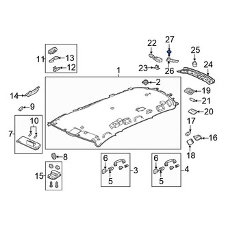 Honda OE - Roof Opening Trim Screw
