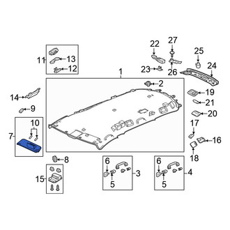 Honda OE - Right Sun Visor