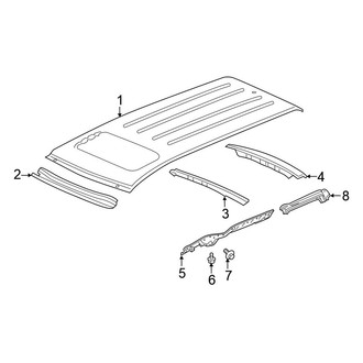 Honda OE - Roof & Components (With Sunroof)
