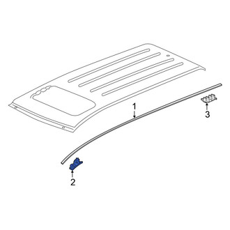 Honda OE - Front Roof Drip Molding Clip