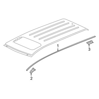 Honda OE - Roof - Exterior Trim (With Sunroof)
