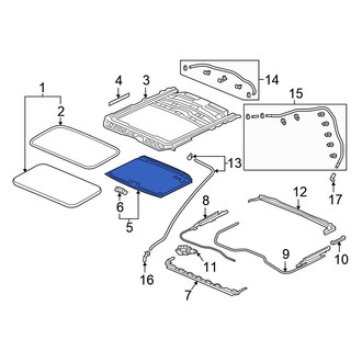 Honda OE - Sunroof Cover