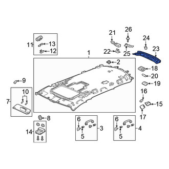 Honda OE - Roof Opening Trim