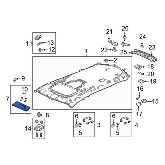 Honda OE - Left Sun Visor