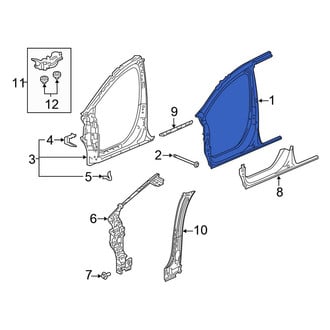 Honda OE - Right Outer Uniside