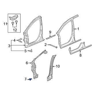 Honda OE - Body A-Pillar Bolt