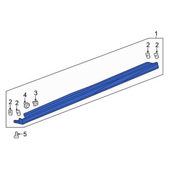 Honda OE - Left Rocker Panel Guard