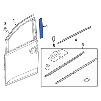 Honda OE - Front Left Door Applique