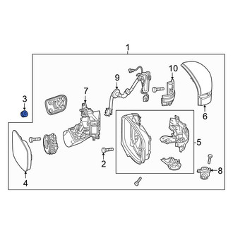 Honda OE - Battery Hold Down Nut
