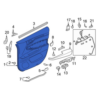 Honda OE - Front Right Outer Door Outer Panel