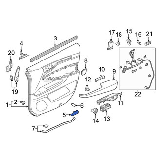 Honda OE - Front Courtesy Light Lens