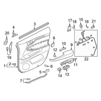 Honda OE - Front Door - Interior Trim