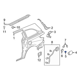 Honda OE - Rear Fuel Door Spring