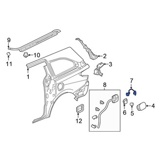 Honda OE - Rear Fuel Filler Door Lock Actuator