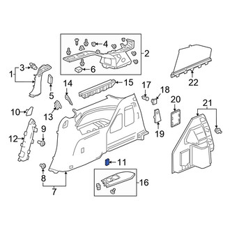 Honda OE - Lower Quarter Panel Trim Cap