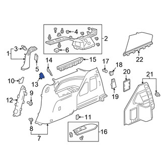 Honda OE - Rear Right Dashboard Air Vent