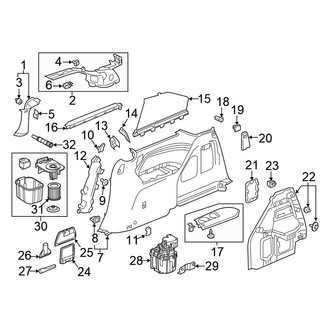 Honda OE - Side Panel - Interior Trim (With Vacuum)