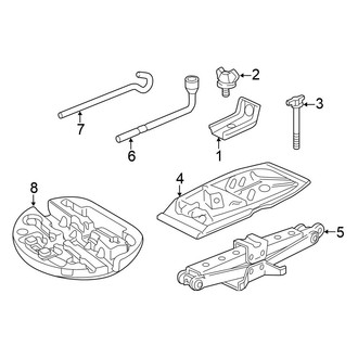 Honda OE - Side Panel - Jack & Components