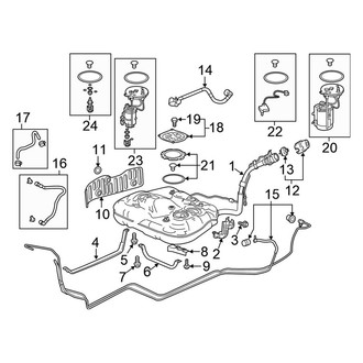 Honda OE - Fuel System Components