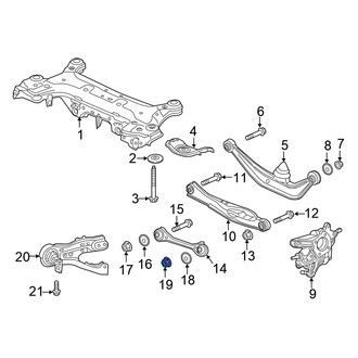 Honda OE - Rear Lower Lateral Arm Nut