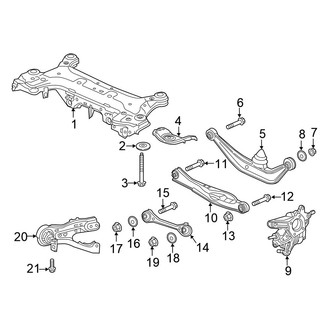 Honda OE - Rear Suspension - Suspension Components