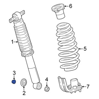 Honda OE - Suspension Shock Absorber Nut