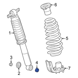 Honda OE - Suspension Shock Absorber Nut