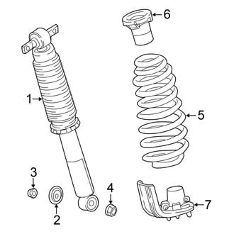 Honda OE - Rear Suspension - Shocks & Components