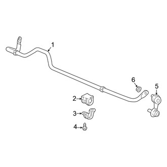 Honda OE - Rear Suspension - Stabilizer Bar & Components