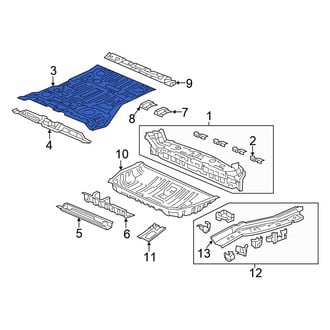 Honda OE - Rear Floor Pan