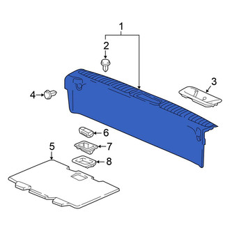 Honda OE - Rear Liftgate Trim Scuff Plate