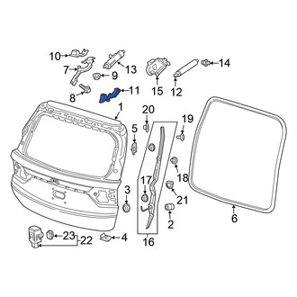 Honda OE - Rear Left Lower Liftgate Hinge Cover
