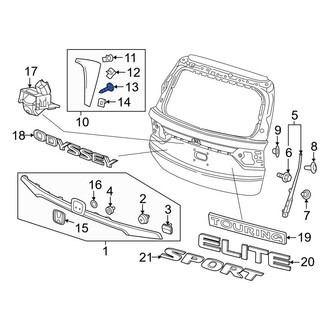 Honda OE - Spoiler Screw
