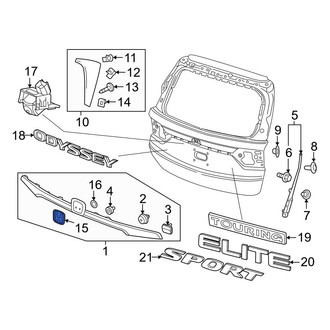 Honda OE - Rear Hatch Emblem