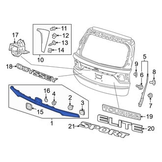 Honda OE - Rear Liftgate Finish Panel
