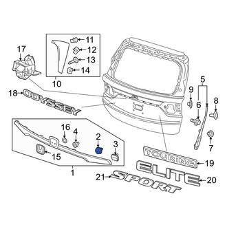 Honda OE - Spoiler Clip