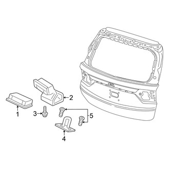 Honda OE - Lift Gate - Lock & Hardware