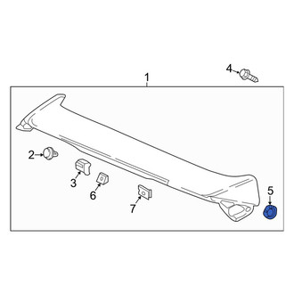 Honda OE - Roof Molding Clip