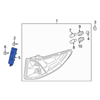 Honda OE - Rear Left Tail Light Cover