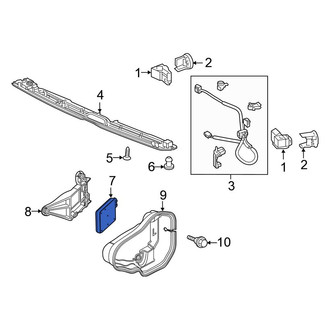 Honda OE - Rear Left Blind Spot Detection System Warning Sensor