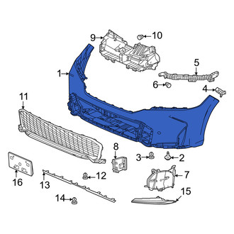 Honda OE - Front Bumper Cover