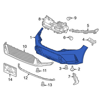 Honda OE - Front Bumper Cover