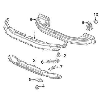 Honda OE - Front Bumper & Grille - Bumper & Components (Bumper Support)