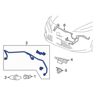 Honda OE - Front Parking Aid System Wiring Harness