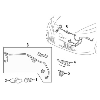 Honda OE - Front Bumper & Grille - Electrical Components