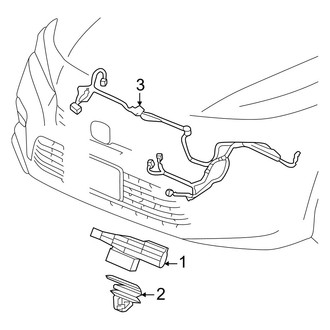 Honda OE - Front Bumper & Grille - Electrical Components (Type R)