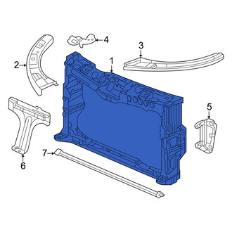 Honda OE - Front Radiator Support Panel