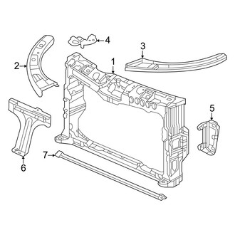 Honda OE - Radiator Support