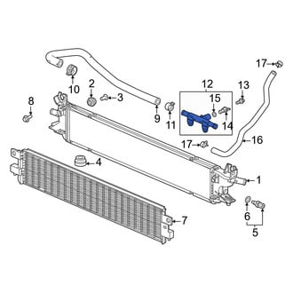 Honda OE - Drive Motor Inverter Coolant Line