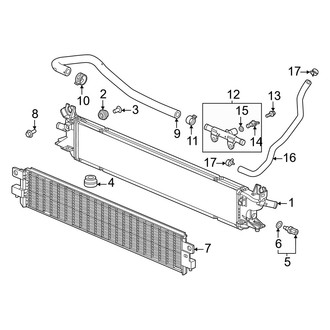 Honda OE - Cooling - Radiator & Components (With Power Control Unit), (Hybrid Sport / Hybrid Sport Touring)